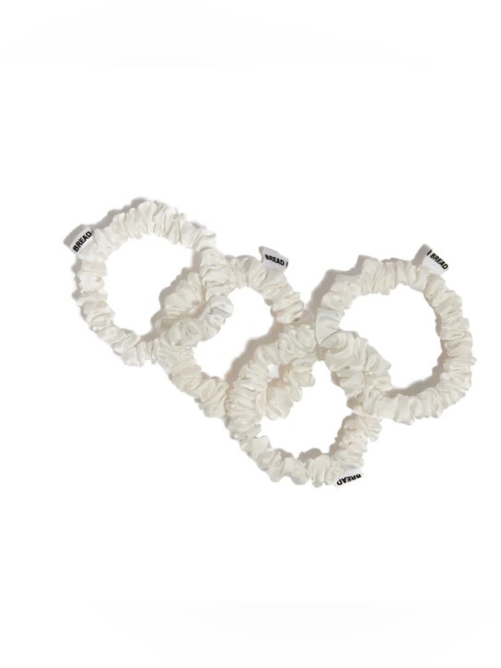 Bread Beauty Bread-puff: Hair & Wrist Baby 4-Pack Scrunchie Set - Picture 3 of 5